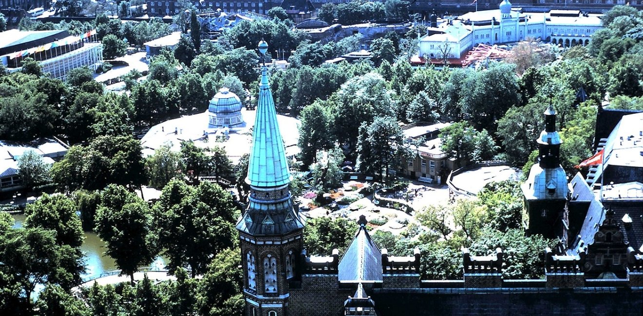 Tivoli Gardens in Copenhagen