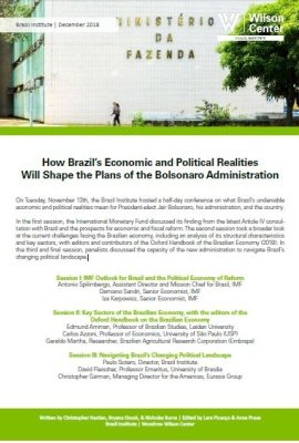 Event Summary: How Brazil’s Economic and Political Realities Will Shape the Plans of the Bolsonaro Administration