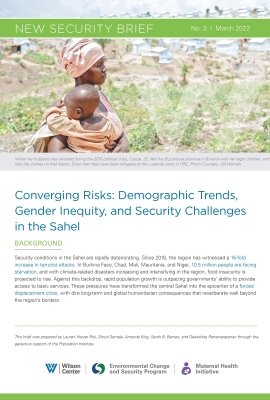 Converging Risks: Demographic Trends, Gender Inequity, and Security Challenges in the Sahel