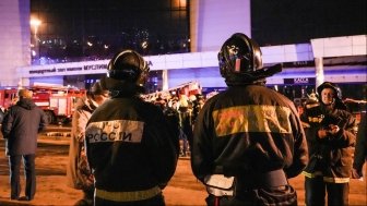Crocus City hall attack in Moscow Russia