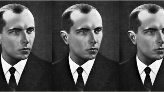 Collage of Ukranian nationalist Stepan Bandera