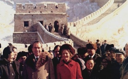 nixon visits the great wall