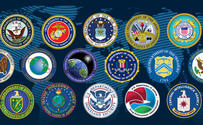 Emblems of U.S. intelligence agencies