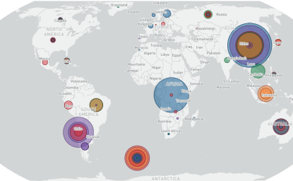 Screen Grab of Critical Minerals Interactive Map