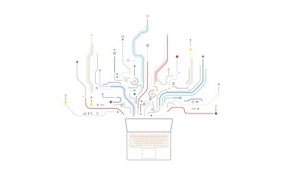 iot internet of things laptop device network connection