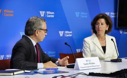 Sadek Wahba and Gina Raimondo