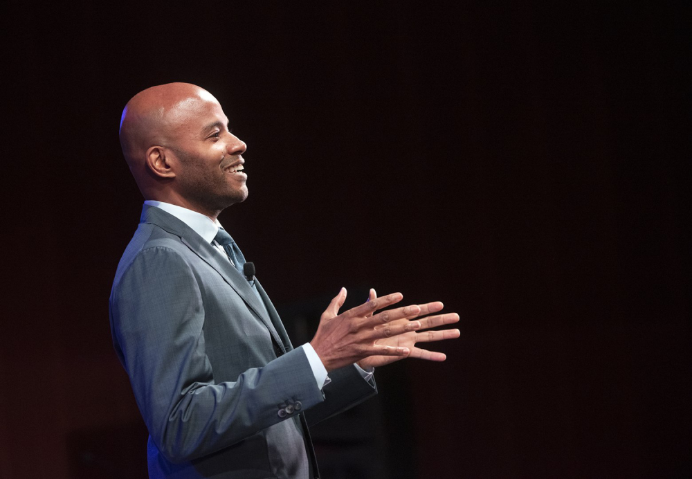 Peniel Joseph at the Lyndon Baines Johnson Presidential Library in 2019