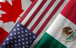 North American flags