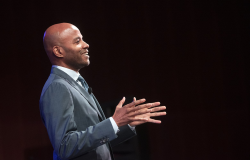 Peniel Joseph at the Lyndon Baines Johnson Presidential Library in 2019