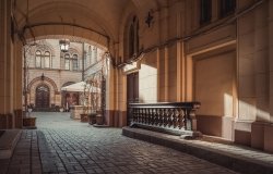 Courtyard in Odesa, Ukraine